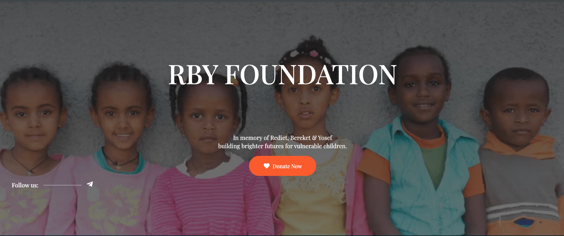 RBY Foundation - Minab IT Solutions project showcasing Vue.js, Nuxt.js, Tailwind CSS technologies